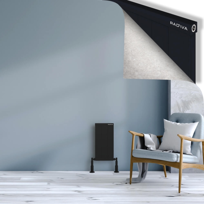 RIO Dekoratif Alüminyum Radyatör 500x304 Siyah - 2RIO05000304B3TS