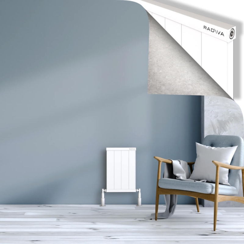 RIO Dekoratif Alüminyum Radyatör 500x404 Beyaz - 2RIO05000404B1TS