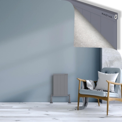 Radiva - RIO Dekoratif Alüminyum Radyatör 500x404 Gri (1)