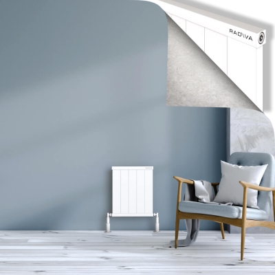 Radiva - RIO Dekoratif Alüminyum Radyatör 500x504 Beyaz (1)