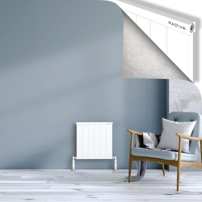 Radiva - RIO Dekoratif Alüminyum Radyatör 500x604 Beyaz - 400