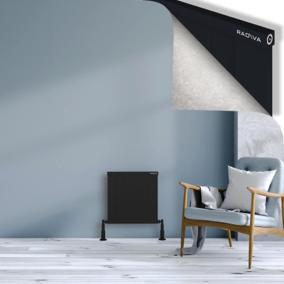 Radiva - RIO Dekoratif Alüminyum Radyatör 500x604 Siyah - 400