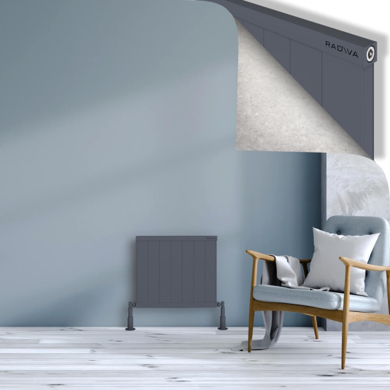 RIO Dekoratif Alüminyum Radyatör 500x704 Antrasit - 2RIO05000704B2TS