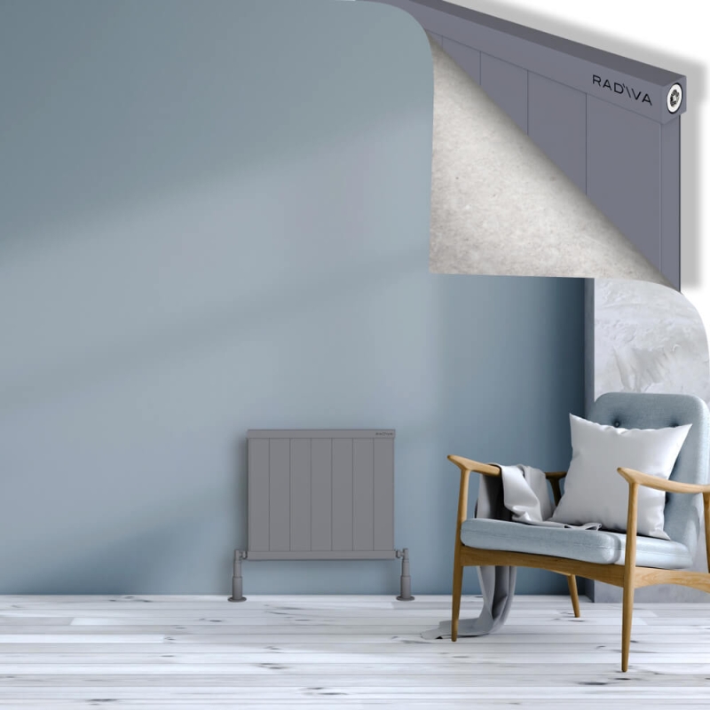 RIO Dekoratif Alüminyum Radyatör 500x704 Gri - 2RIO05000704BLTS