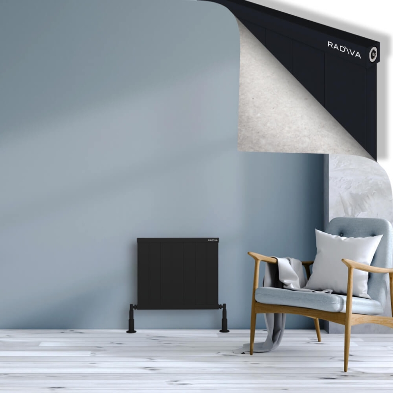RIO Dekoratif Alüminyum Radyatör 500x704 Siyah - 2RIO05000704B3TS