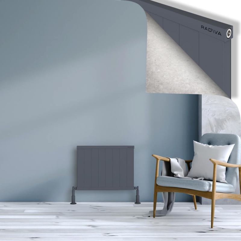 RIO Dekoratif Alüminyum Radyatör 500x804 Antrasit - 2RIO05000804B2TS