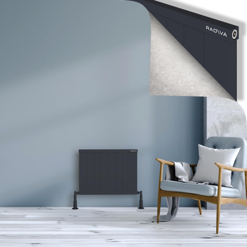 RIO Dekoratif Alüminyum Radyatör 500x804 Koyu Antrasit - 2RIO05000804B6TS