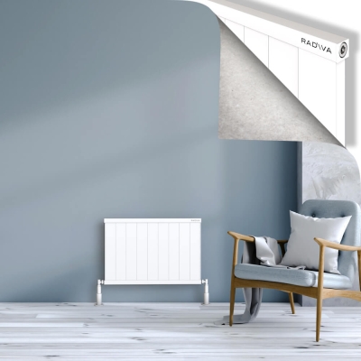 Radiva - RIO Dekoratif Alüminyum Radyatör 500x904 Beyaz