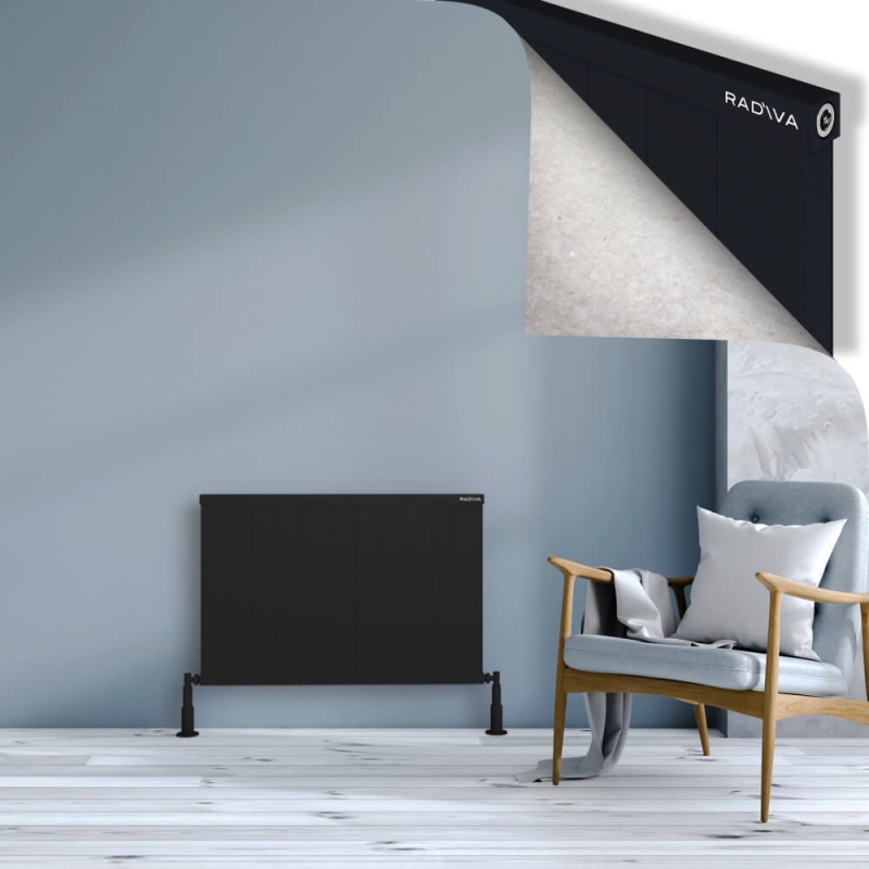 RIO Dekoratif Alüminyum Radyatör 600x1104 Siyah - 2RIO06001104B3TS