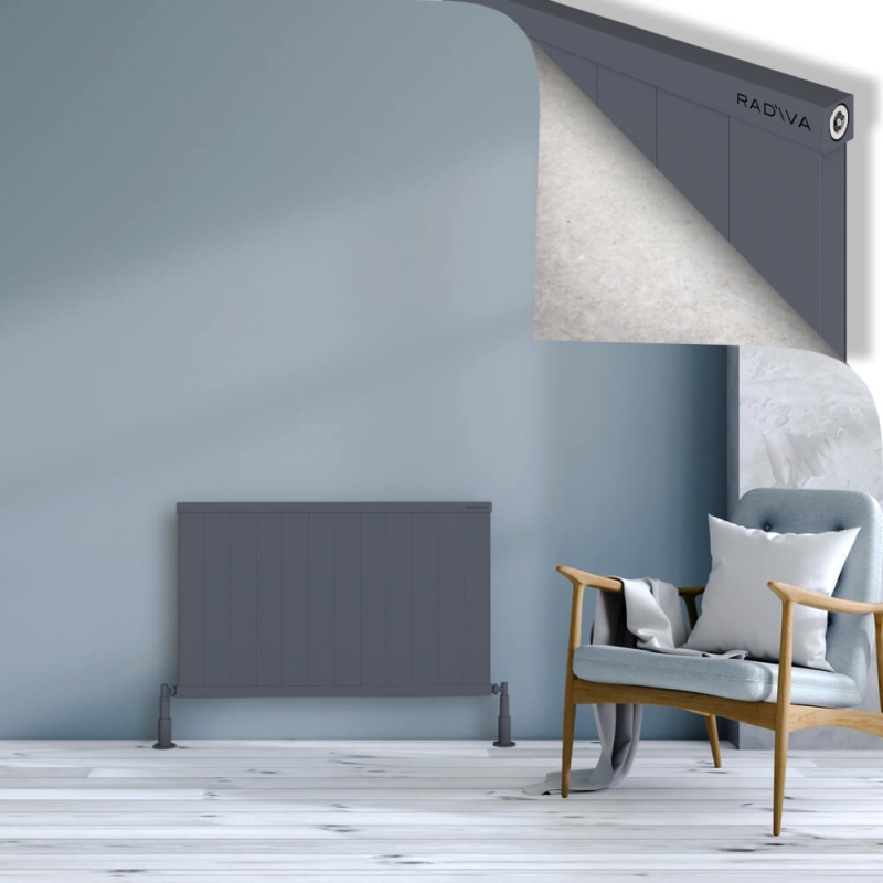 RIO Dekoratif Alüminyum Radyatör 600x1204 Antrasit - 2RIO06001204B2TS