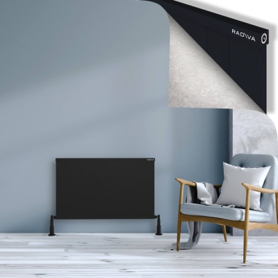 Radiva - RIO Dekoratif Alüminyum Radyatör 600x1204 Siyah - 400