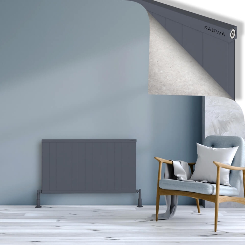 RIO Dekoratif Alüminyum Radyatör 600x1304 Antrasit - 2RIO06001304B2TS