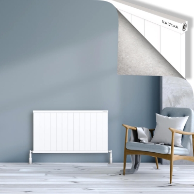 Radiva - RIO Dekoratif Alüminyum Radyatör 600x1304 Beyaz (1)
