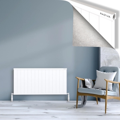 Radiva - RIO Dekoratif Alüminyum Radyatör 600x1504 Beyaz