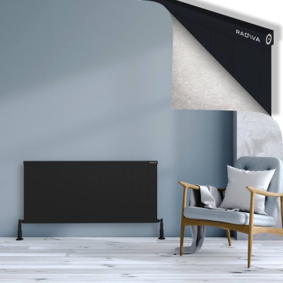 Radiva - RIO Dekoratif Alüminyum Radyatör 600x1604 Siyah (1)