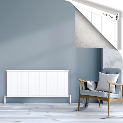 Radiva - RIO Dekoratif Alüminyum Radyatör 600x1704 Beyaz (1)