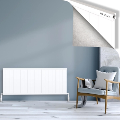 Radiva - RIO Dekoratif Alüminyum Radyatör 600x1804 Beyaz (1)
