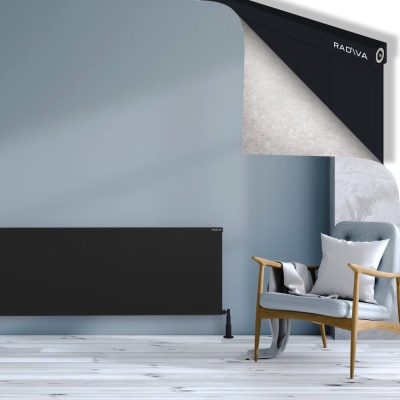 Radiva - RIO Dekoratif Alüminyum Radyatör 600x2304 Siyah
