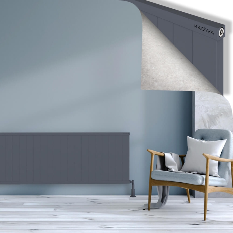 RIO Dekoratif Alüminyum Radyatör 600x2904 Antrasit - 2RIO06002904B2TS