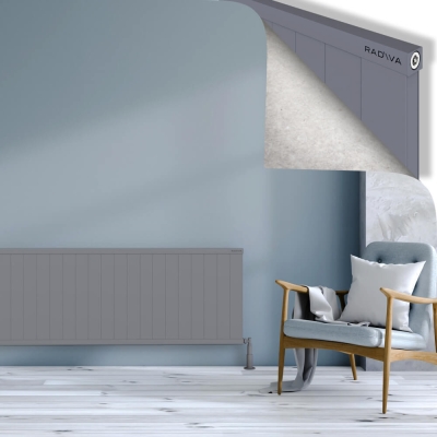 Radiva - RIO Dekoratif Alüminyum Radyatör 600x3004 Gri (1)