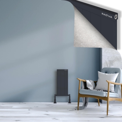 Radiva - RIO Dekoratif Alüminyum Radyatör 600x304 Koyu Antrasit