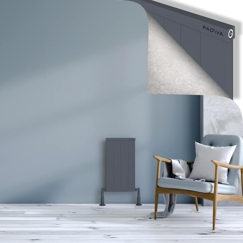 RIO Dekoratif Alüminyum Radyatör 600x404 Antrasit - 2RIO06000404B2TS