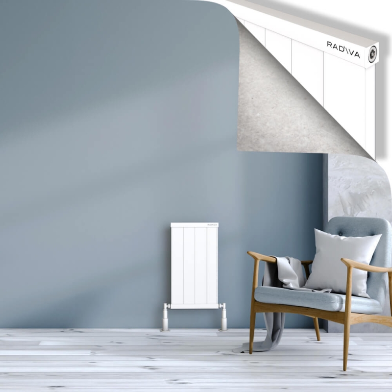 RIO Dekoratif Alüminyum Radyatör 600x404 Beyaz - 2RIO06000404B1TS