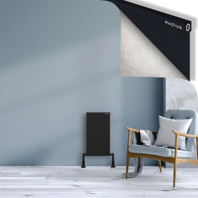 Radiva - RIO Dekoratif Alüminyum Radyatör 600x404 Siyah - 400