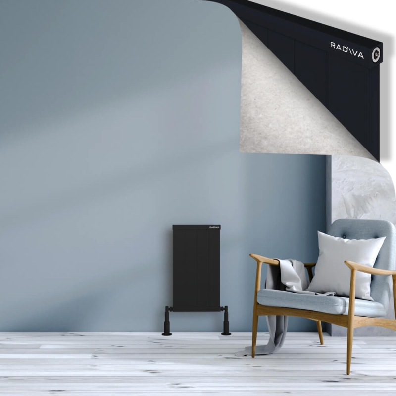 RIO Dekoratif Alüminyum Radyatör 600x404 Siyah - 2RIO06000404B3TS