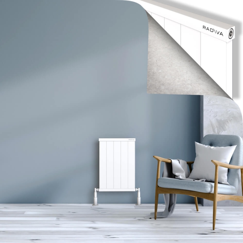 RIO Dekoratif Alüminyum Radyatör 600x504 Beyaz - 2RIO06000504B1TS