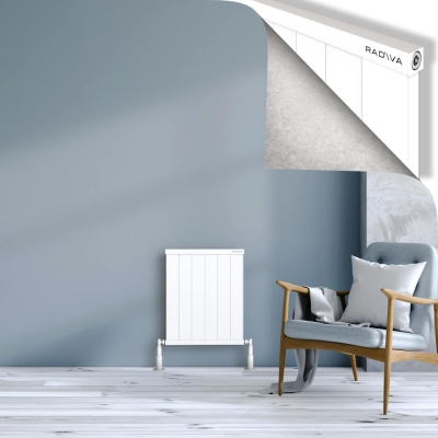 Radiva - RIO Dekoratif Alüminyum Radyatör 600x604 Beyaz