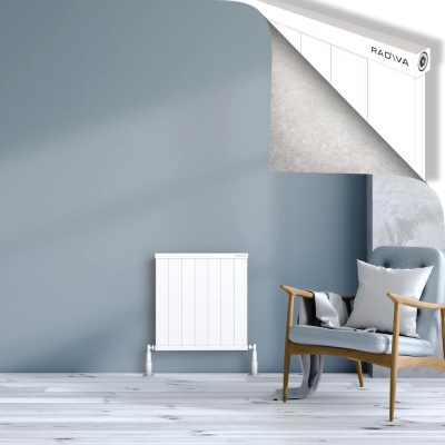 Radiva - RIO Dekoratif Alüminyum Radyatör 600x704 Beyaz (1)