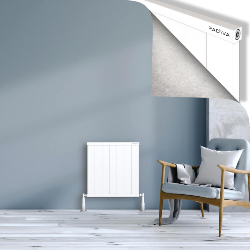 RIO Dekoratif Alüminyum Radyatör 600x704 Beyaz - 2RIO06000704B1TS