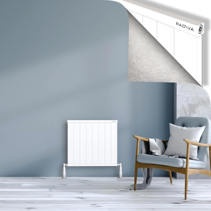 RIO Dekoratif Alüminyum Radyatör 600x804 Beyaz - 2RIO06000804B1TS