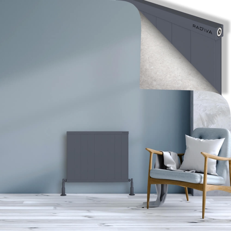 RIO Dekoratif Alüminyum Radyatör 600x904 Antrasit - 2RIO06000904B2TS