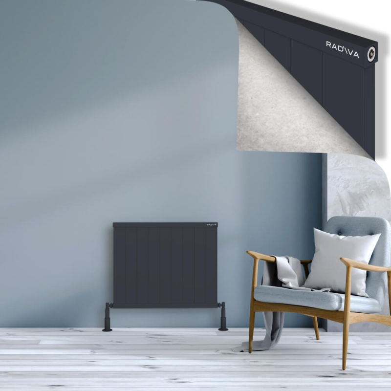 RIO Dekoratif Alüminyum Radyatör 600x904 Koyu Antrasit - 2RIO06000904B6TS
