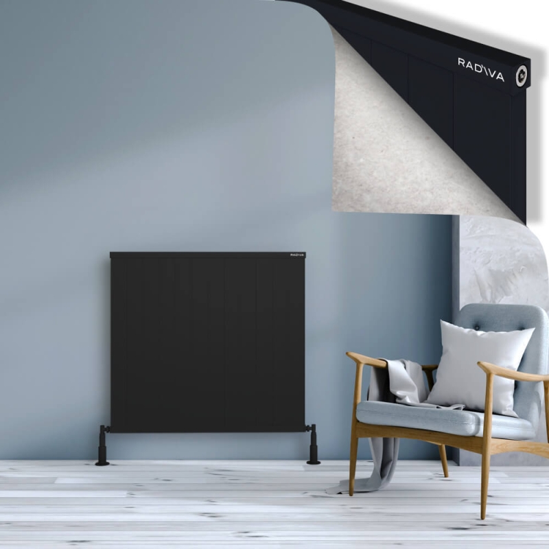 RIO Dekoratif Alüminyum Radyatör 900x1204 Siyah - 2RIO09001204B3TS