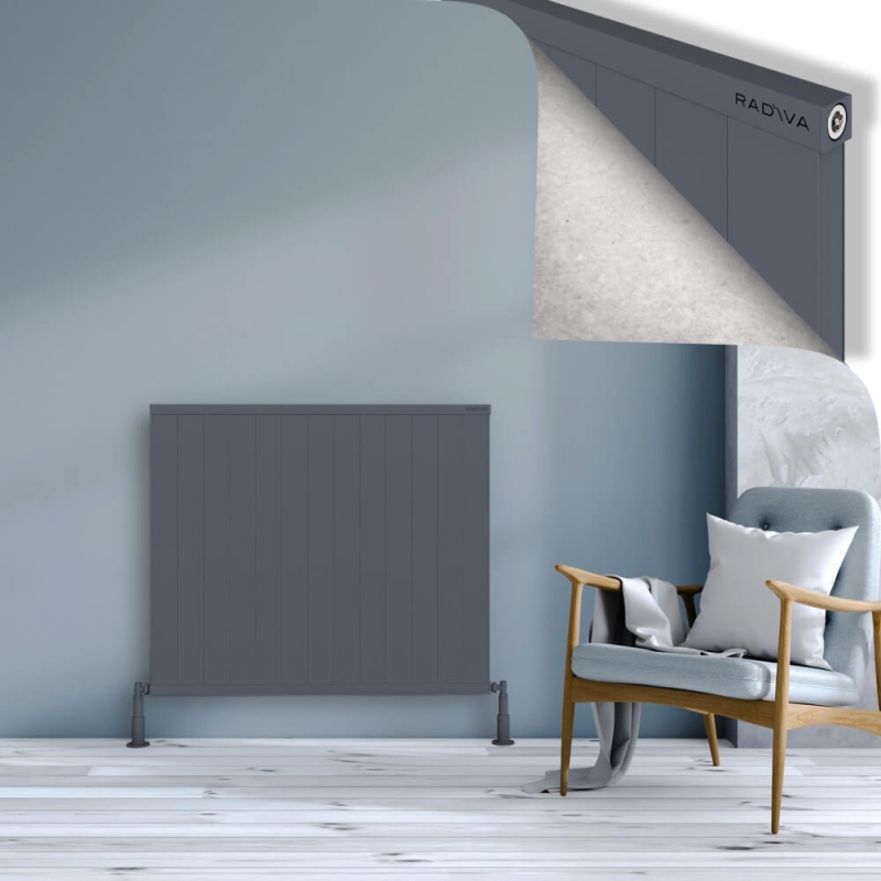 RIO Dekoratif Alüminyum Radyatör 900x1304 Antrasit - 2RIO09001304B2TS