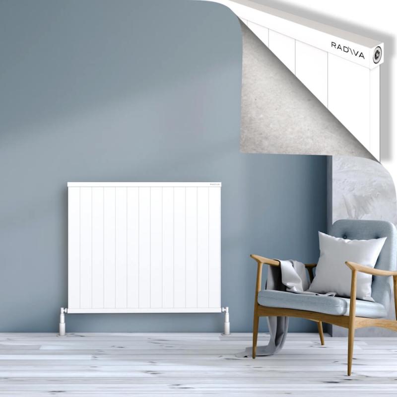 RIO Dekoratif Alüminyum Radyatör 900x1304 Beyaz - 2RIO09001304B1TS