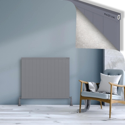 Radiva - RIO Dekoratif Alüminyum Radyatör 900x1304 Gri
