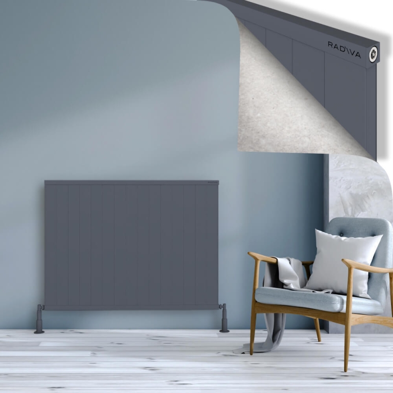 RIO Dekoratif Alüminyum Radyatör 900x1504 Antrasit - 2RIO09001504B2TS