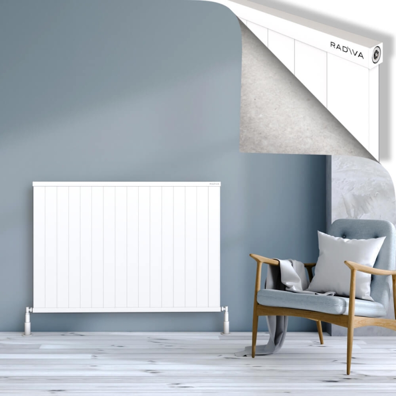 RIO Dekoratif Alüminyum Radyatör 900x1604 Beyaz - 2RIO09001604B1TS