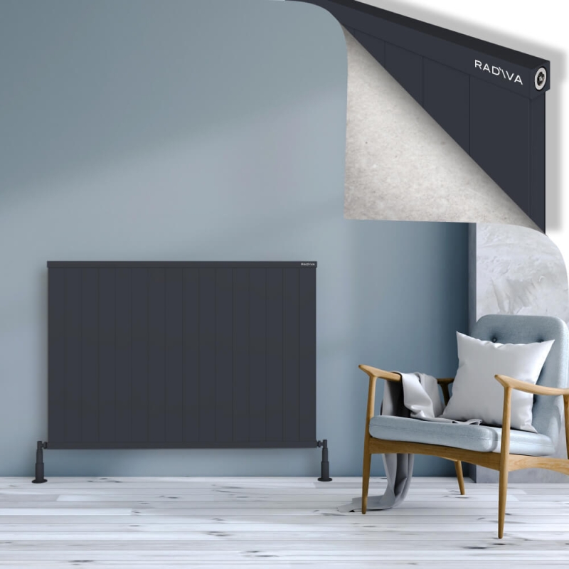 RIO Dekoratif Alüminyum Radyatör 900x1604 Koyu Antrasit - 2RIO09001604B6TS