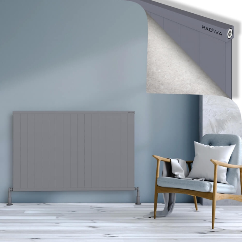 RIO Dekoratif Alüminyum Radyatör 900x1704 Gri - 2RIO09001704BLTS