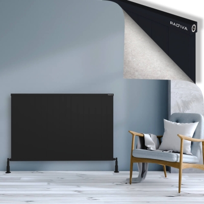 Radiva - RIO Dekoratif Alüminyum Radyatör 900x1704 Siyah (1)