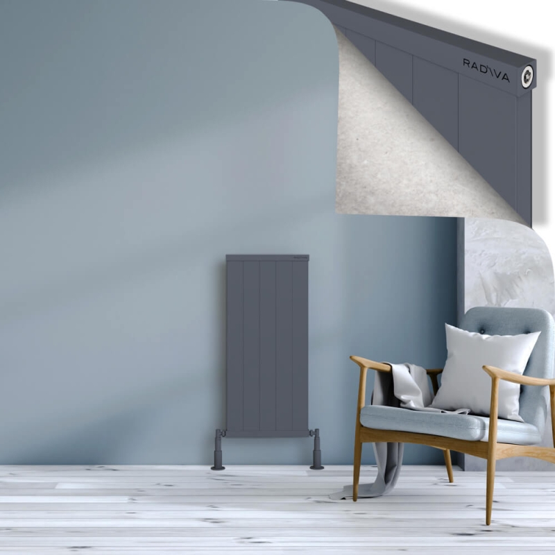 RIO Dekoratif Alüminyum Radyatör 900x504 Antrasit - 2RIO09000504B2TS