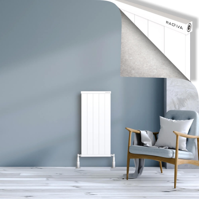 RIO Dekoratif Alüminyum Radyatör 900x504 Beyaz - 2RIO09000504B1TS