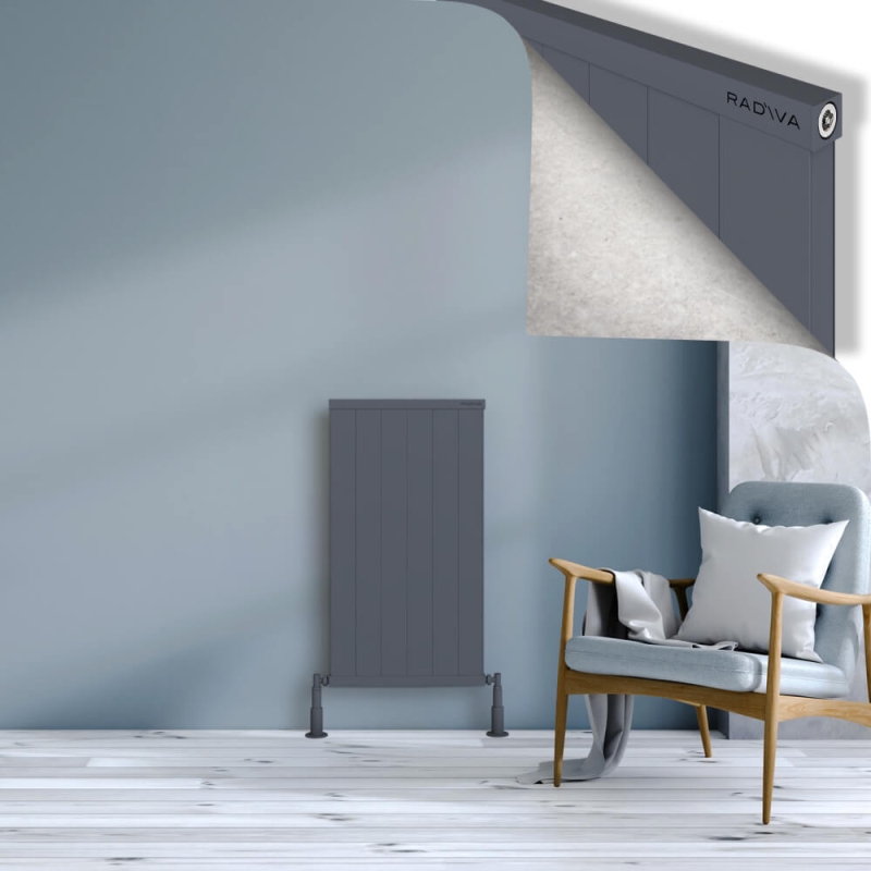 RIO Dekoratif Alüminyum Radyatör 900x604 Antrasit - 2RIO09000604B2TS