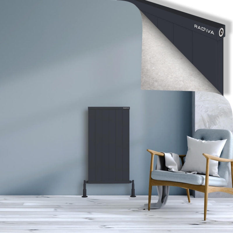 RIO Dekoratif Alüminyum Radyatör 900x604 Koyu Antrasit - 2RIO09000604B6TS