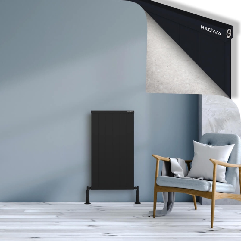 RIO Dekoratif Alüminyum Radyatör 900x604 Siyah - 2RIO09000604B3TS